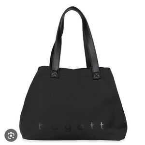 NWT Bugatti Brookside Classic Black Shoulder/Travel Bag